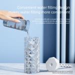 Small Household Humidifier with Colorful Atmosphere Crystal Lamp for Office