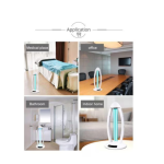 Germicidal Lamp, Employing UV-C Sterilization, Ozone Generator