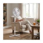 Eurolux - Standing Fan 3 Blades White Motor Power 50w - Pack of 2