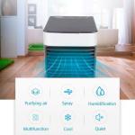 Andowl Air Cooler USB Mini Personal Space Ultra Fan Humidifier Purifier
