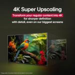 VJCSTAR 55" Smart TV with 4K UHD QLED HDR & Dolby Audio Eye Care, Android