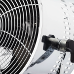 Russell Hobbs Vintage 25cm Silver Desktop Fan with 3 Speed - 2 Pack