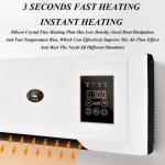 2-in-1 Wall-Mounted Heater & Cooling Fan - Energy Saving Home Air Warmer