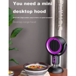 2 Packs Small Desktop Air Purifier For Smoking, Moxibustion, And Hot Pot