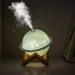 200ml 3D Saturn Lamp Air Humidifier - Mix Colors