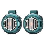 Mini Portable Clip-On USB Fan with Waist Hanging Loop & 5 Speeds