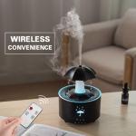 Umbrella Humidifier Diffuser with Rain Sound, LED Light, Timer, Auto-Off