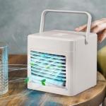 LED Aircooler, Desk Fan and Humidifier for Home and Desk - 260ml with USB