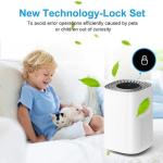 Aromacare True HEPA Air Purifier, 3-Speed Fan & Timer