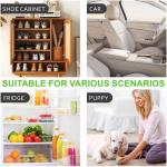 QYNIAL 2Pcs Activated Bamboo Charcoal Odor Absorber Bags Air Purifying 400g
