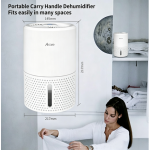 Acare Small Compact Dehumidifier Low Noise Moisture Absorber For Home Bedro