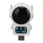 Spaceman Shape Negative Ion Air Purifier White