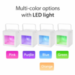 LED Aircooler, Desk Fan and Humidifier for Home and Desk - 260ml with USB