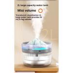2L Volcanic Aroma Diffuser Multifunctional Flame Air Humidifier