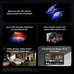 Xiaomi 85" S 144Hz 4K QLED Mini LED Google Smart TV with Dolby Vision