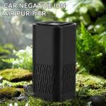 QYNIAL Mini Car HEPA Air Purifier USB C Portable Quiet Desktop Cleaner