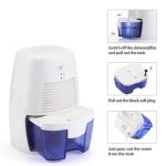 Portable Dehumidifier Air Purifier Silent Absorber Air Dryer Home