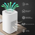 Air Purifier, Negative Ions Air Cleaner with Blue-Light Sterilization