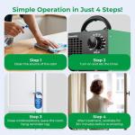 WOVIBO Ozone Generator Machine 45000mg/h for 2500 Sq Ft Odor Removal