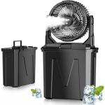 2-IN-1 Portable Fan with 10L Misting/Cooling Humidification System & RGB