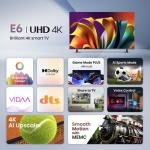 Hisense 43" E6N 4K UHD Smart TV with HDR & Dolby Vision