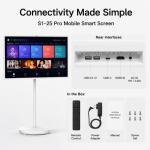 24.5" Smart Touch Screen, Android 15 FHD Display, 6GB+128GB WiFi