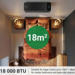 Split Wall Airconditioner (18000btu Alpha Inverter Condensor w/UVC & WIFI)