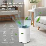 Aromacare True HEPA Air Purifier, 3-Speed Fan & Timer