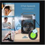 Portable Air Cooler Fan With Humidifies With RGB Led light