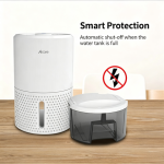 Acare Small Compact Dehumidifier Low Noise Moisture Absorber For Home Bedro