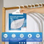 12Pack Hanging Wardrobe Dehumidifier Bag Moisture Absorber Bags (230g)