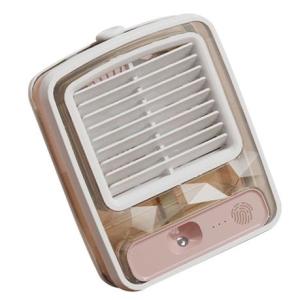 Various Colors Water Cooled Desk Fan With Humidifier Spray