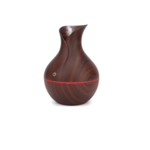 Casey Ultrasonic Aroma Portable Humidifier Dark Hollow Wood
