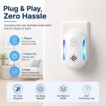 Plug In Ultrasonic Pest Repeller 3 Pack for Large Rooms
