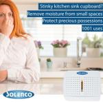 Solenco Mini Rechargeable Dehumidifier - Wireless, Rechargeable, Mould-Free