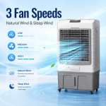 Portable Evaporative Air Cooler with Remote and 10L+ Water Tank