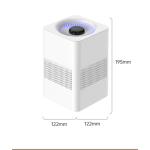 Portable HEPA Air Purifier 3-Speed Quiet Air Cleaner Remove Smoke Odor Dust