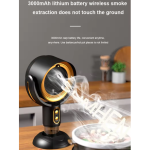 Desktop High Suction Hot Pot BBQ Rechargeable Range Hood Air Purifier