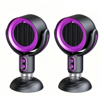 2-Pack Desktop Air Purifier - Smoke and Oil Fume Removal Purifier