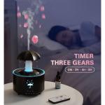 Umbrella Humidifier Diffuser with Rain Sound, LED Light, Timer, Auto-Off