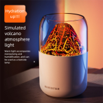 Creative Large Mist Output Volcano Simulated Humidifier with Colorful