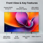 Hisense 55A6Q 55-Inch 4K UHD VIDAA Smart TV with Dolby Vision