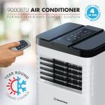 Bennett Read 9000BTU Portable Air Conditioner Heat&Cool with Remote Control