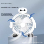 Cartoon USB Desktop Fan Mini Silent Office Student Dormitory Cooling Gift