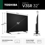 Toshiba 32" V35RP HD Smart TV with Dolby Audio
