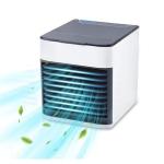 Portable Mini Air Cooler with LED Light and Humidifier Function - White