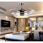 Retractable Blade Ceiling Fan Double Aluminium