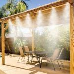 Pack of 2 DIY Outdoor Cooling Mist System