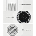 Home Small Air Purifier 3 Speed Wind Timer Night Light Child Lock EU Plug