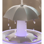 Remote Control Raindrop Humidifier |7-Color Light Aroma Diffuser For Home